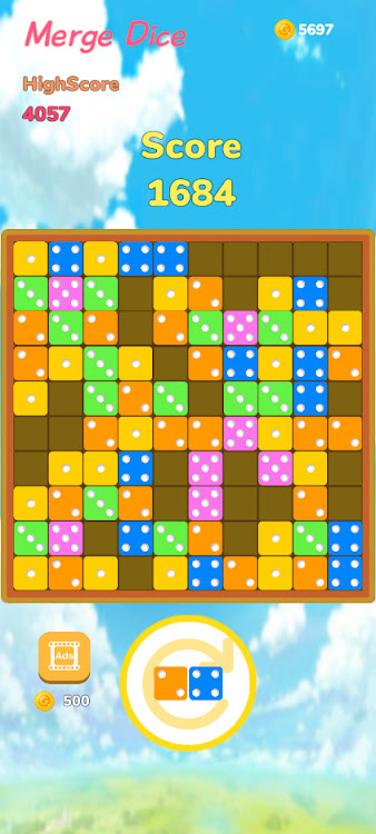 #1. 10x10 Merge Dice (Android) By: wind