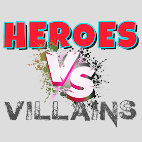 Coloring Heroes vs Villains