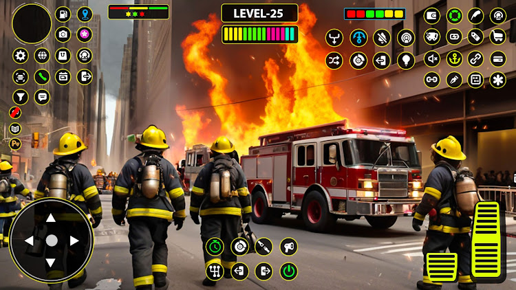 #2. US Firefighter Truck Rescue 3D (Android) By: Bat Cave Studio