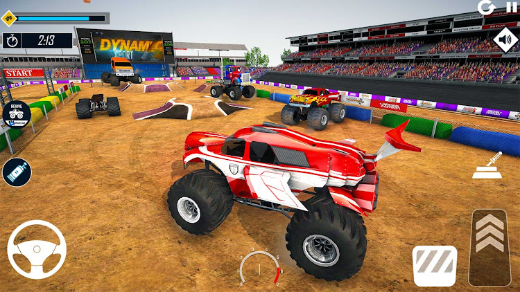 #8. Us Monster Truck Crazy Games (Android) By: Pixel Plus Studio