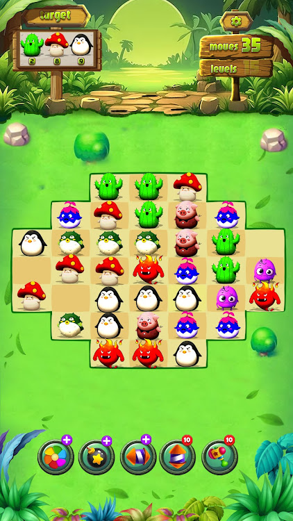 #4. Monster Blast Puzzle Games (Android) By: Italy Games studios