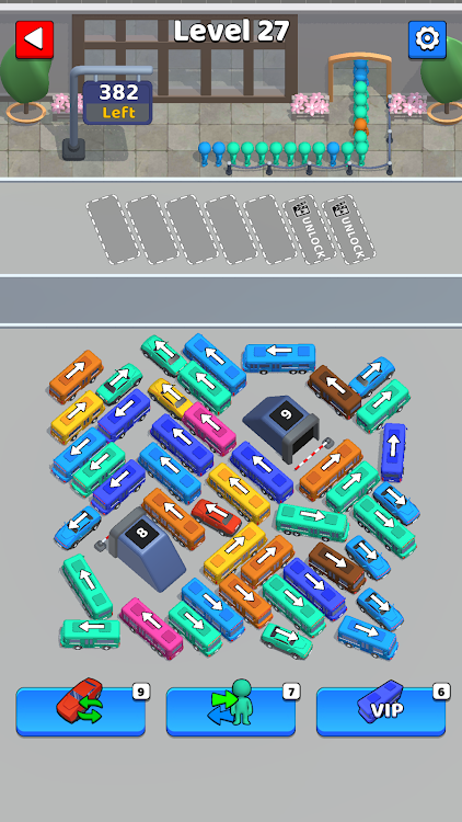 #5. Bus Mania Jam - Traffic Escape (Android) By: TapPlay