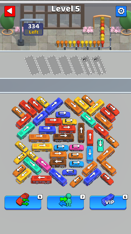 #2. Bus Mania Jam - Traffic Escape (Android) By: TapPlay