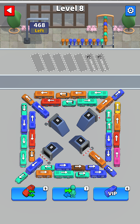 #9. Bus Mania Jam - Traffic Escape (Android) By: TapPlay