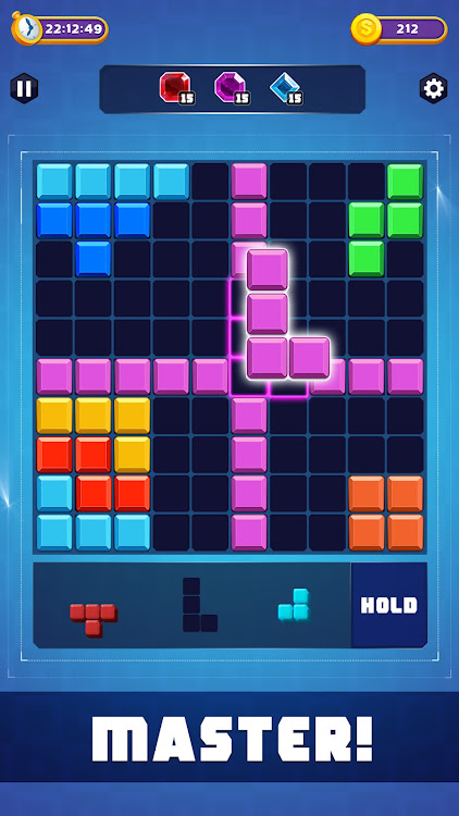 #2. Block Smash Puzzle Block Game (Android) By: Italy Games studios