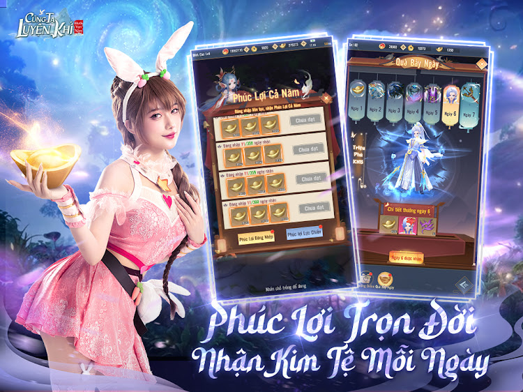 #10. Cùng Ta Luyện Khí Mười Vạn Năm (Android) By: 9PLAY JOINT STOCK COMPANY