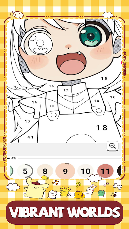 #3. Anime Digital Coloring Game (Android) By: aisenheim