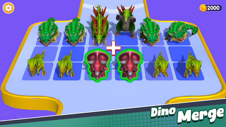 #3. Dino Run Merge:Dinosaur Games (Android) By: Treehouse Match Games