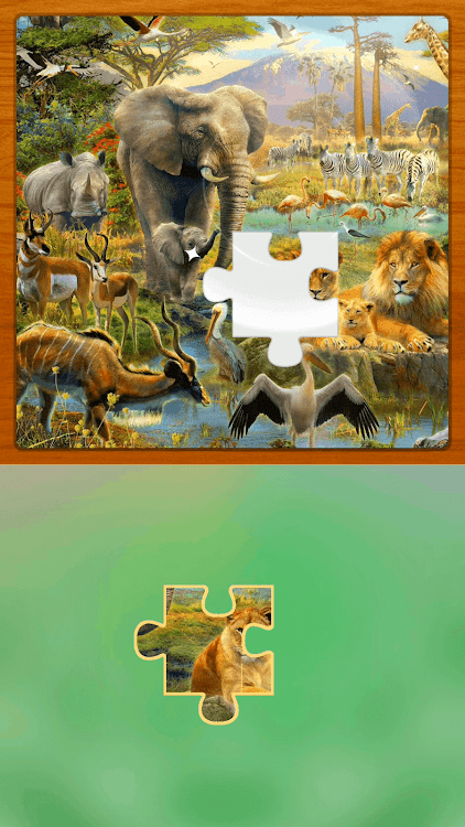 #9. Animal Kingdom Puzzle (Android) By: dingguo.cc