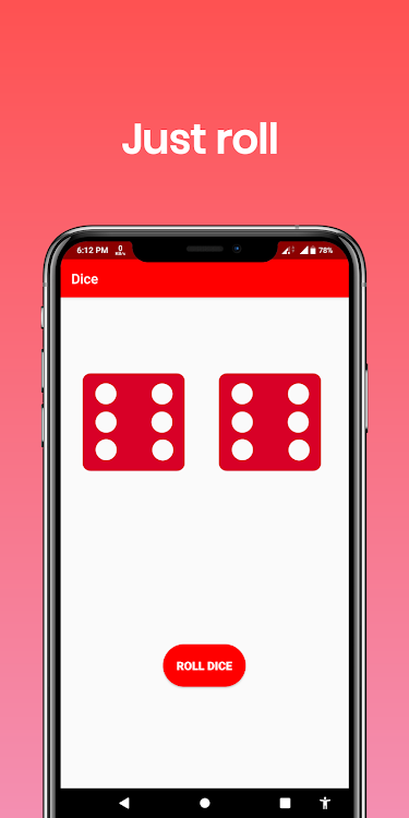 #2. Roll the Dice (Android) By: SmallBytes Corporation