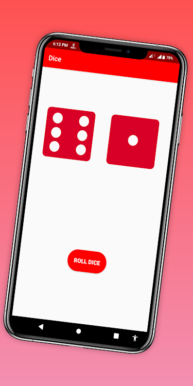 #6. Roll the Dice (Android) By: SmallBytes Corporation