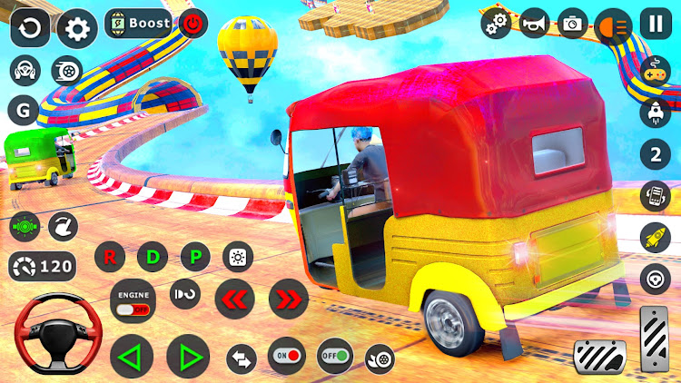 #3. Tuk Tuk Taxi Driving Games 3D (Android) By: Simulation Arena