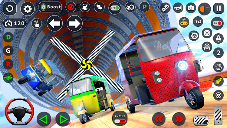 #4. Tuk Tuk Taxi Driving Games 3D (Android) By: Simulation Arena