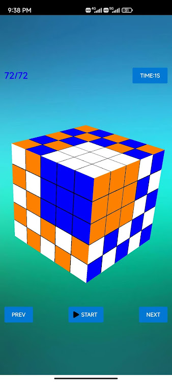 #4. Cube 3D 2x 3x 4x 5x Solver Pro (Android) By: Mr.smith