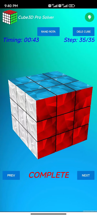 #3. Cube 3D 2x 3x 4x 5x Solver Pro (Android) By: Mr.smith