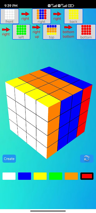 #5. Cube 3D 2x 3x 4x 5x Solver Pro (Android) By: Mr.smith