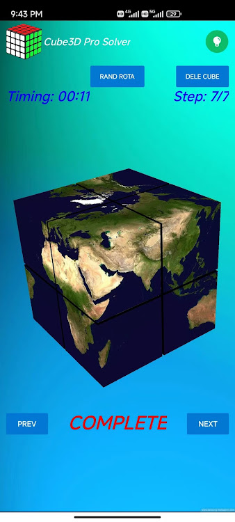 #6. Cube 3D 2x 3x 4x 5x Solver Pro (Android) By: Mr.smith