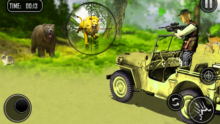 #4. Sniper Shooter Jungle Hunter (Android) By: World of Web- WOW