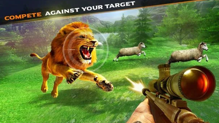 #7. Sniper Shooter Jungle Hunter (Android) By: World of Web- WOW