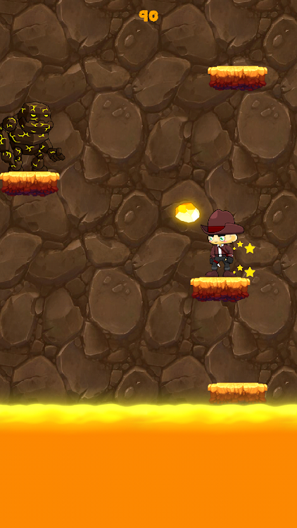 #8. Jetpack Jump Game Volcano Jump (Android) By: Alchemist Studio