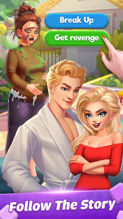 #3. Makeover Triple Match 3D (Android) By: Dress Up Games for Girls