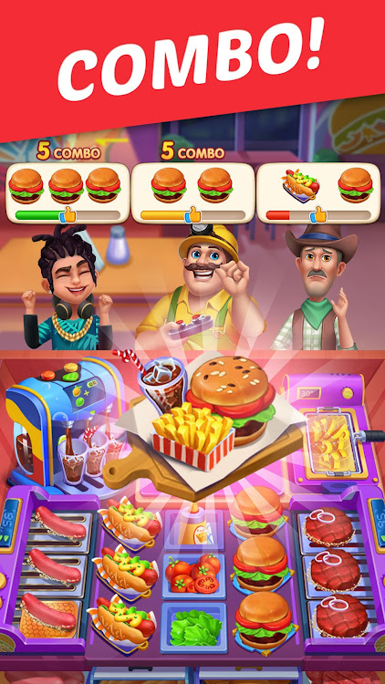 #5. Cooking World: Restaurant Game (Android) By: MAGIC SEVEN