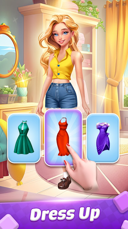 #5. Makeover Triple Match 3D (Android) By: Dress Up Games for Girls