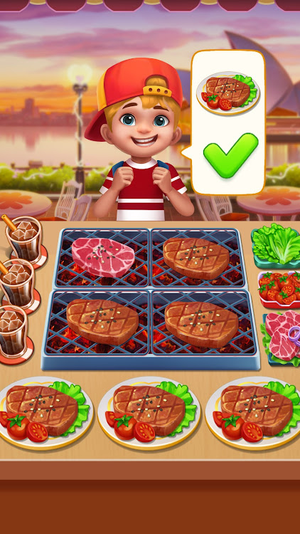 #9. Cooking World: Restaurant Game (Android) By: MAGIC SEVEN