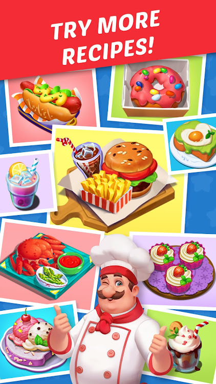 #8. Cooking World: Restaurant Game (Android) By: MAGIC SEVEN