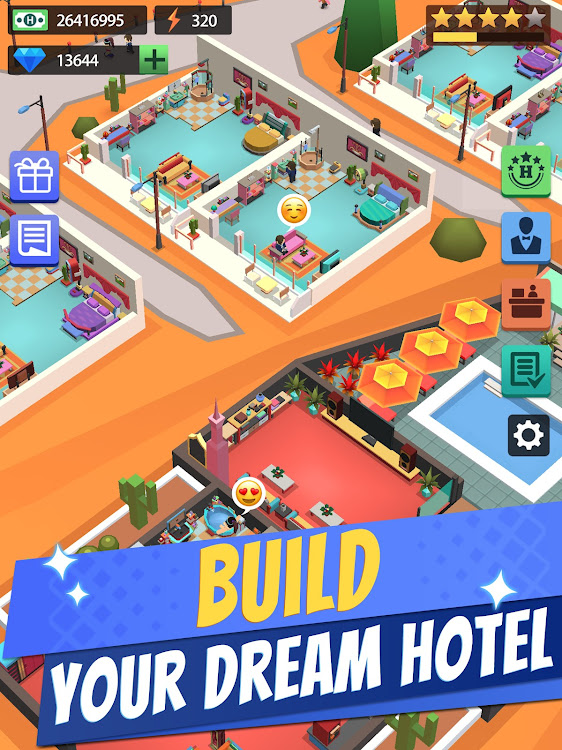 #5. Idle Hotel Kingdom (Android) By: Feamber game