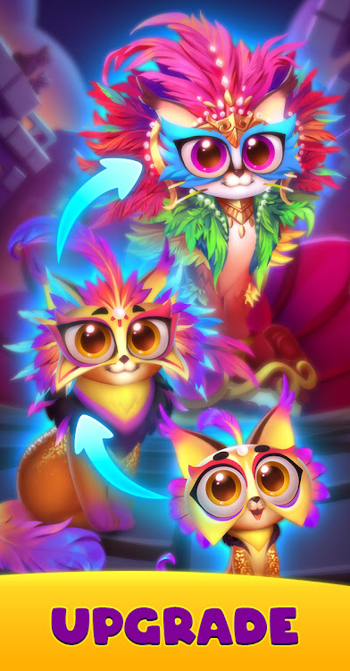 #4. Merge Cats: Magic games (Android) By: TATA22 LLP