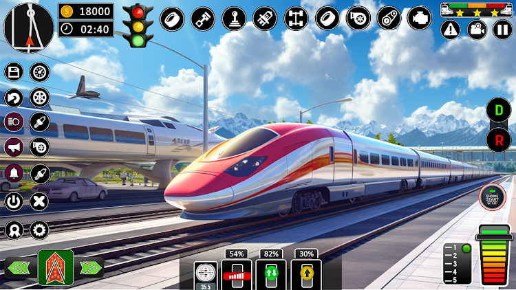 #4. City Train Games Driver Sim 3D (Android) By: Funright Productions