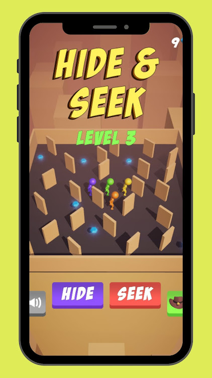 #9. Hide a n d Seek Mini Game (Android) By: Ikhtiar Power