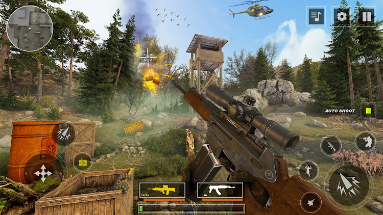 #3. War Sniper Strike: Gun Games (Android) By: FunPlay Games