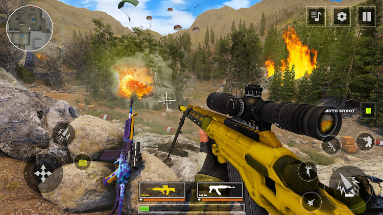 #2. War Sniper Strike: Gun Games (Android) By: FunPlay Games