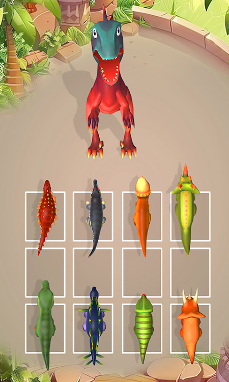 #2. Dinosaur Battle: Merge & Fight (Android) By: Whizwik Games