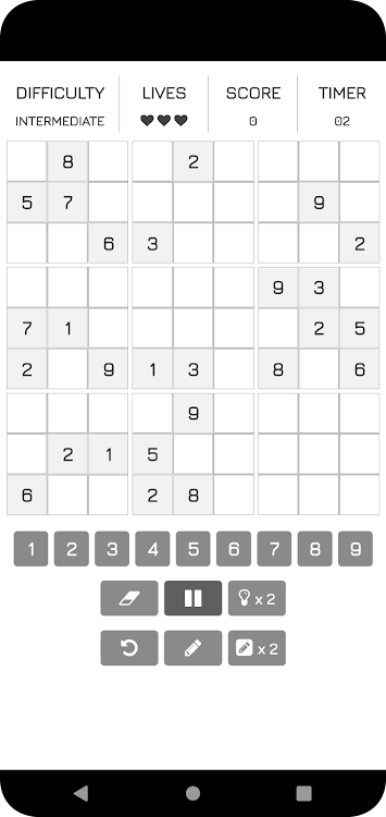 #6. Classic Sudoku (Android) By: Rafail Antoniadis