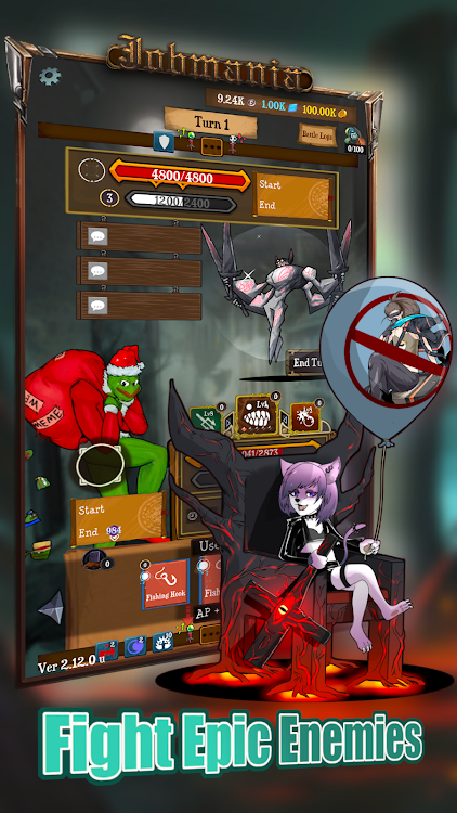 #6. Jobmania - Eternal Dungeon (Android) By: Aubjective Technology