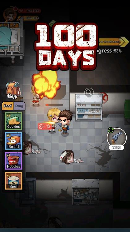 #4. Survival 100 Days (Android) By: CUTE FUN GAME TECHNOLOGY LIMITED