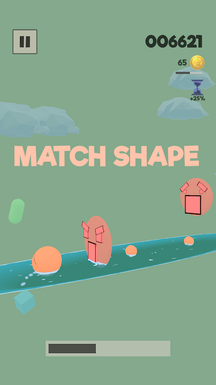 #9. ShapeShift Match Race Run Game (Android) By: loopover