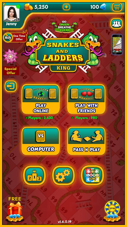 #8. Snakes and Ladders King (Android) By: Gametion