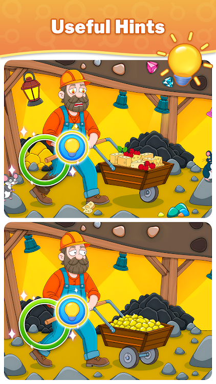 #3. Differences - Find & Spot It (Android) By: Guru Puzzle Game