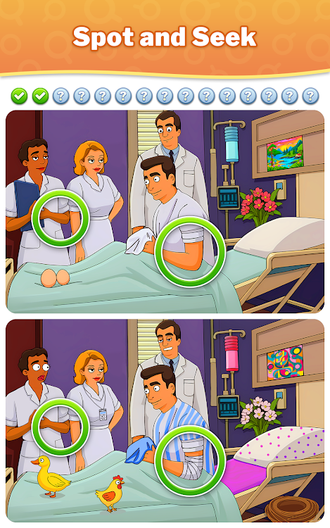 #10. Differences - Find & Spot It (Android) By: Guru Puzzle Game