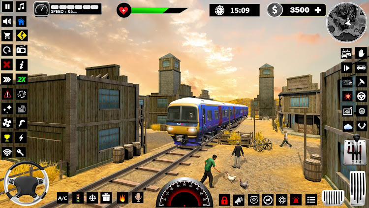 #3. Real Train Driving Simulator (Android) By: Origin Gamez