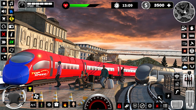 #2. Real Train Driving Simulator (Android) By: Origin Gamez