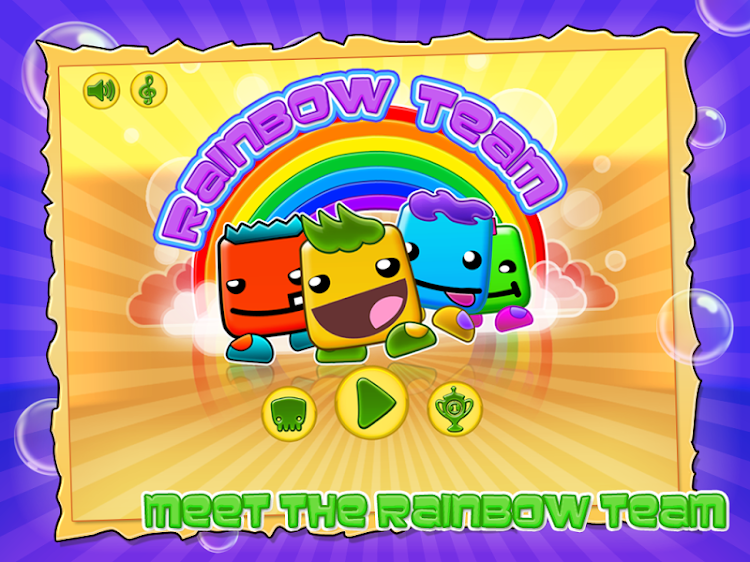 #6. Rainbow Team (Android) By: UpGames