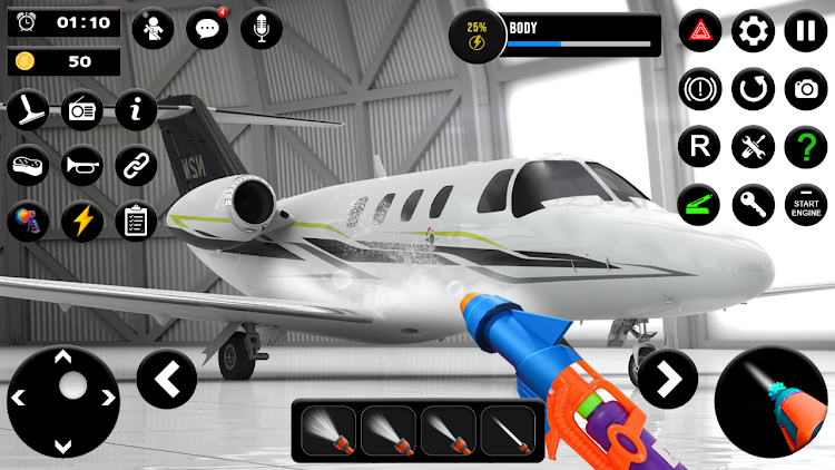 #2. Flight Pilot Plane Wash Game (Android) By: Panda Gamerz Studios