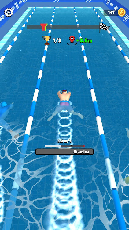 #4. Swim Champ (Android) By: Funrado