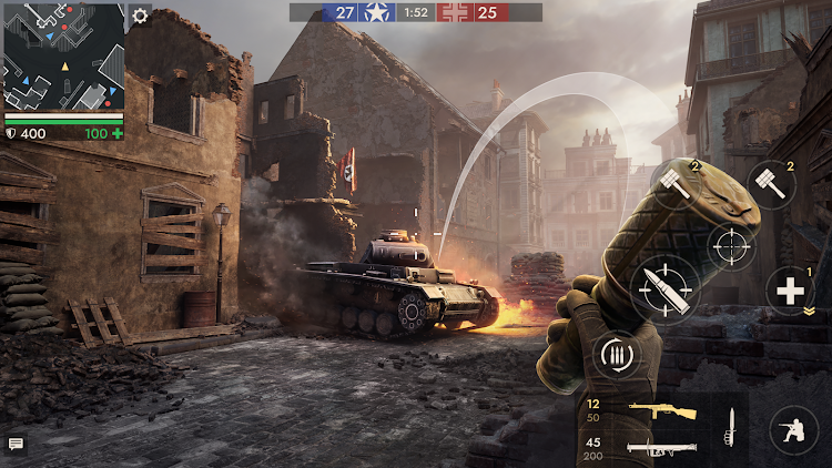 #4. World War Heroes — WW2 PvP FPS (Android) By: Azur Interactive Games Limited