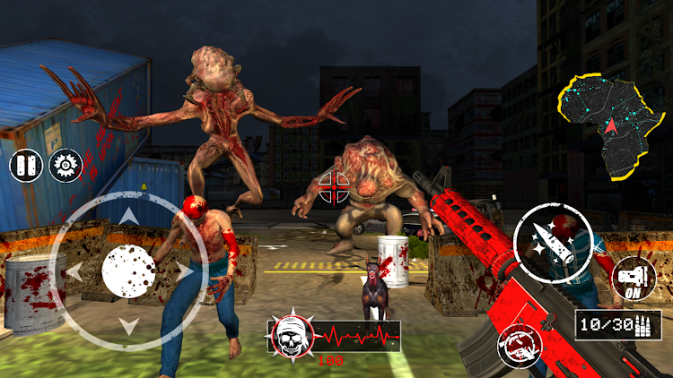 #8. Zombie Games Dead Survival FPS (Android) By: Deltron Systems